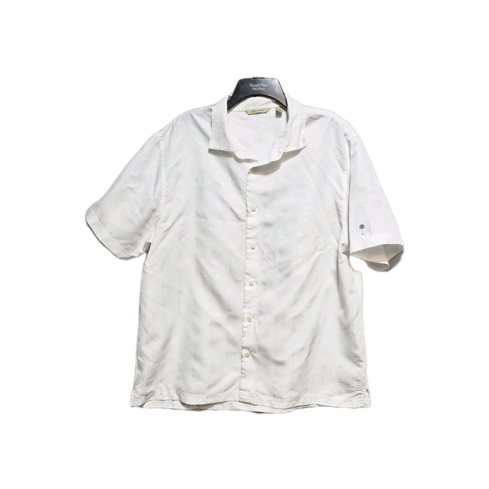 paradise collection shirt White Hawaiian  Modal  XL Men's